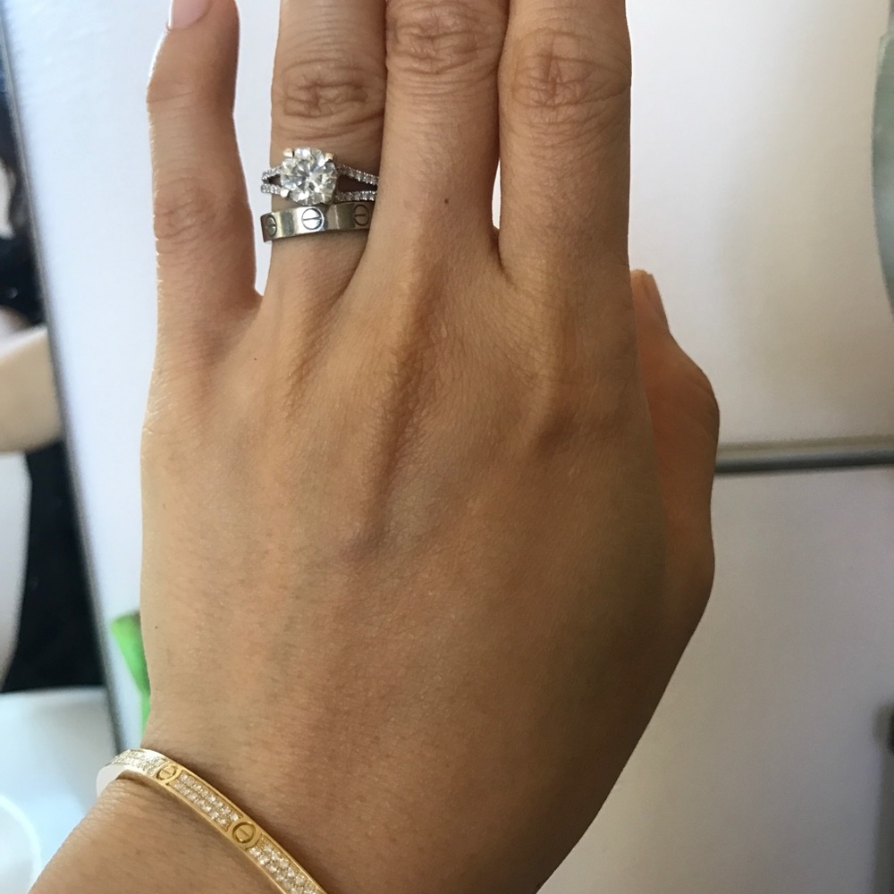 4mm Cartier Love Wedding Band Ring sz 47 (sz4)
